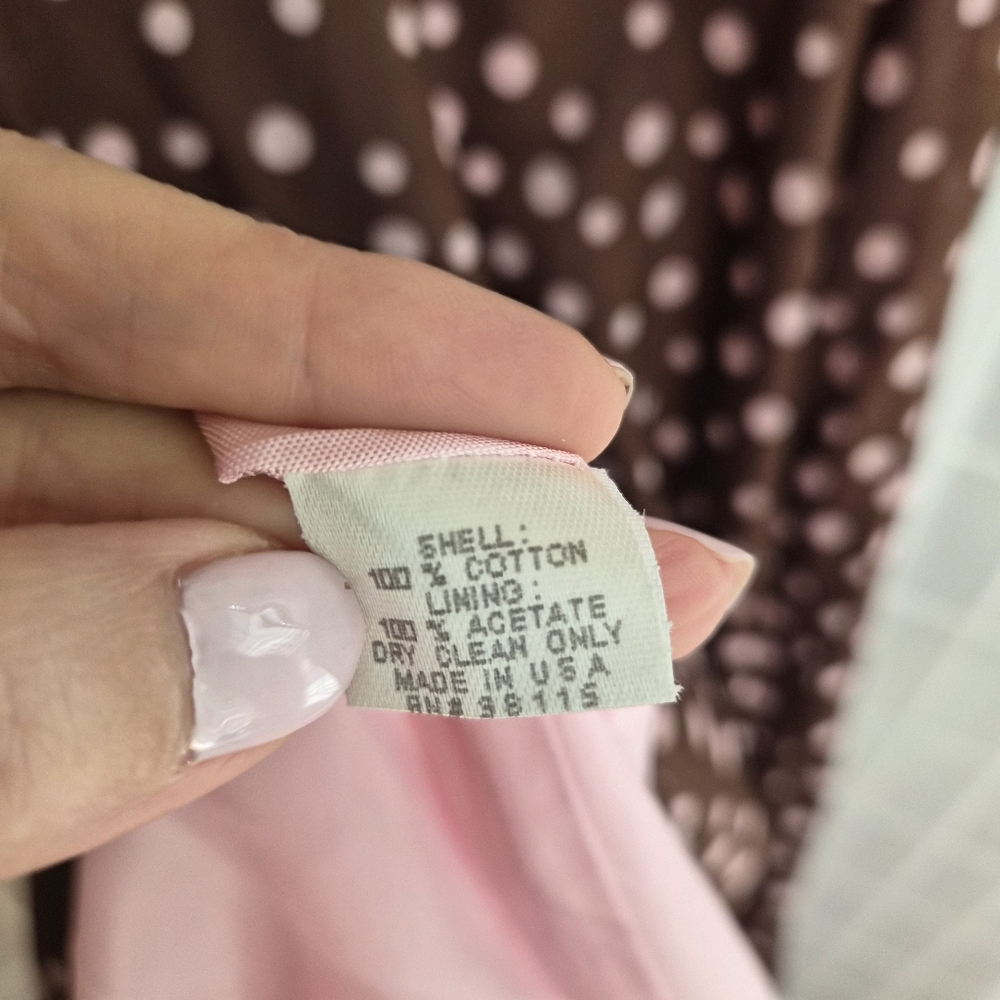 Vintage Polka Dot Dress Sz 6 - Picture 9 of 9